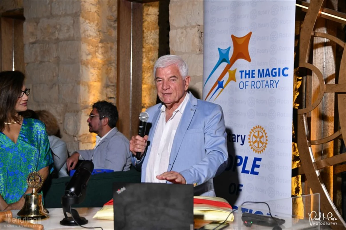 Rodolphe Melki: President of the Rotary Club of Beirut Cedars